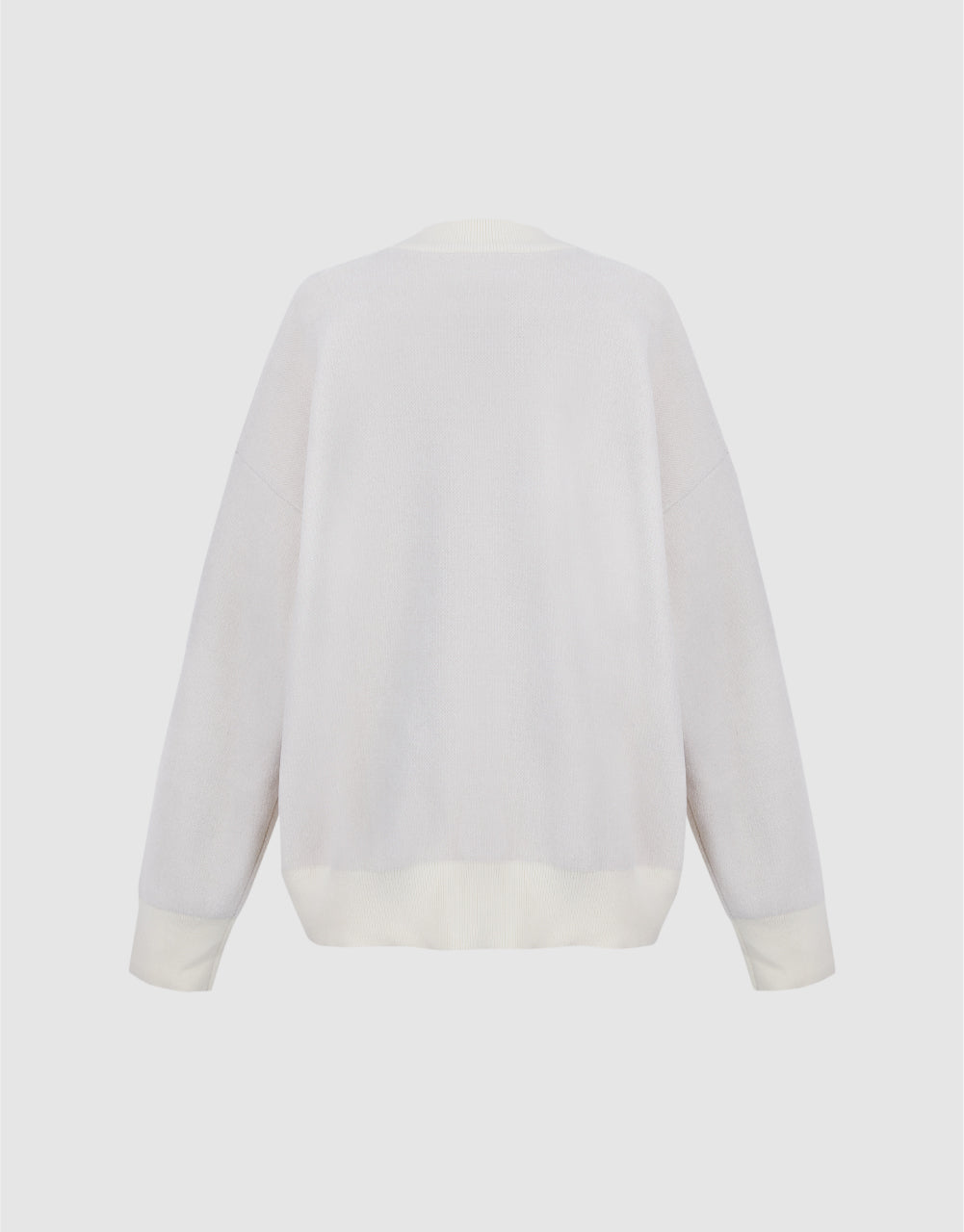 Print Knit Sweatshirt