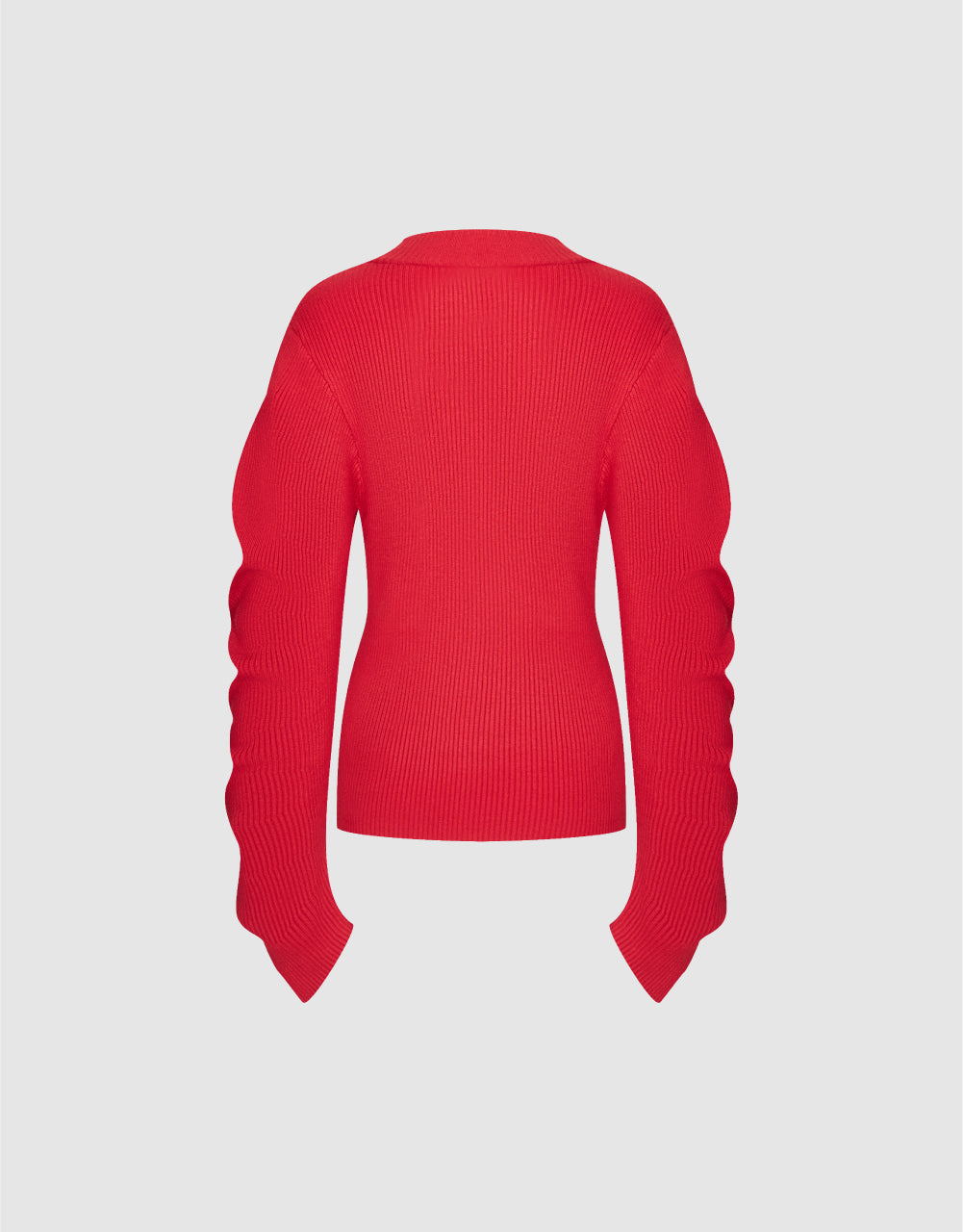 Zipper Front Knitted Cardigan