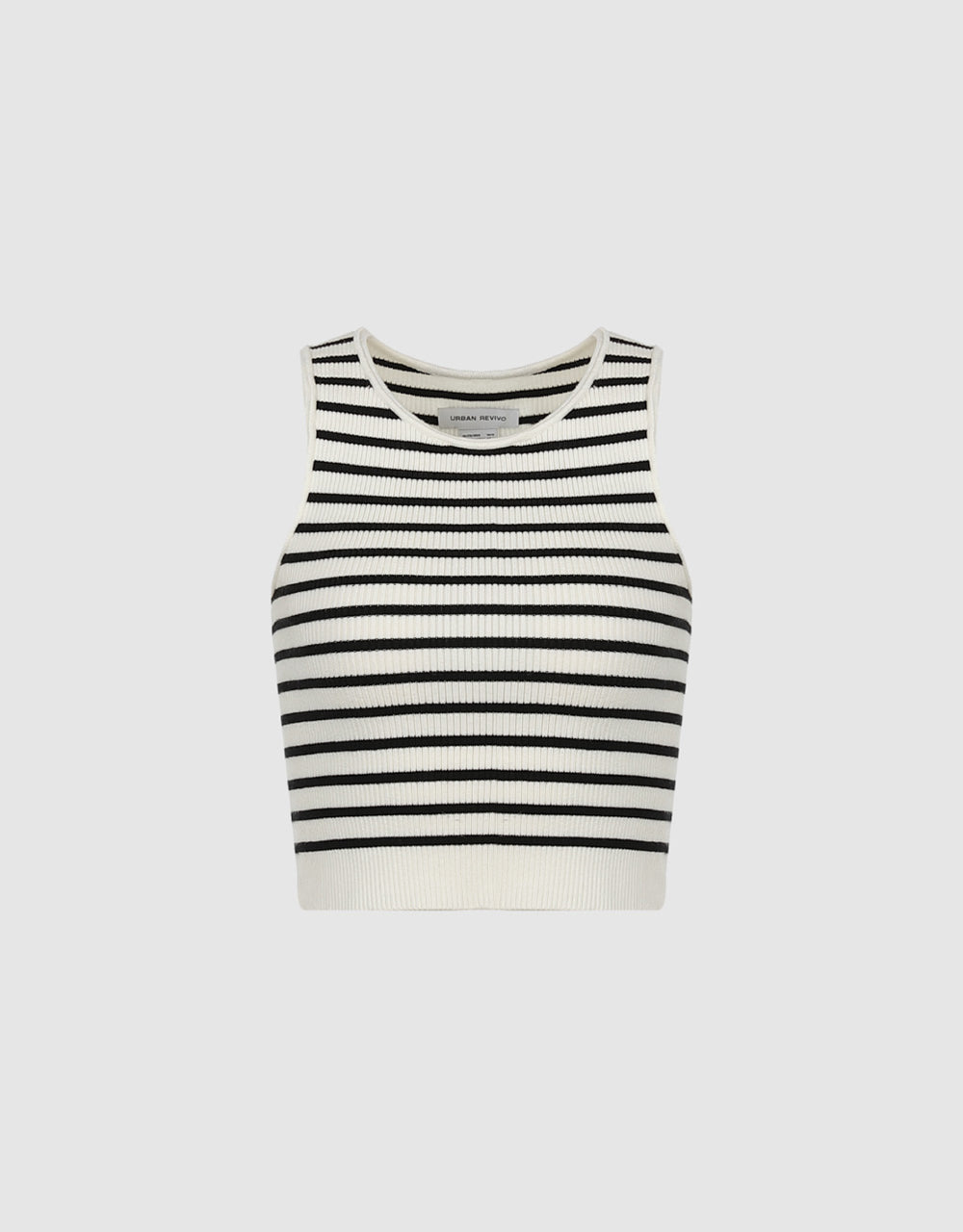 Stripe Knitted Tank Top