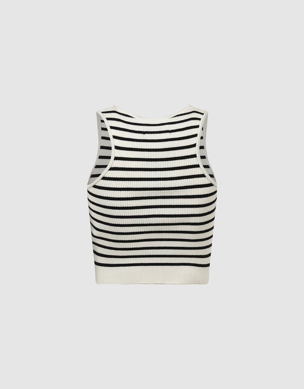 Stripe Knitted Tank Top