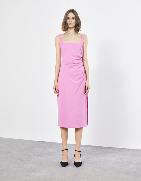 Ruched Midi Dress