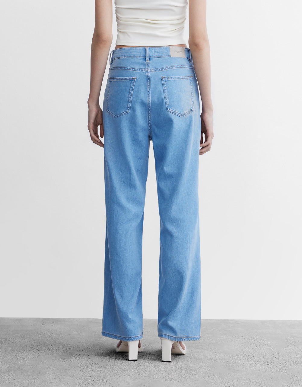 Split Wide Leg Jeans