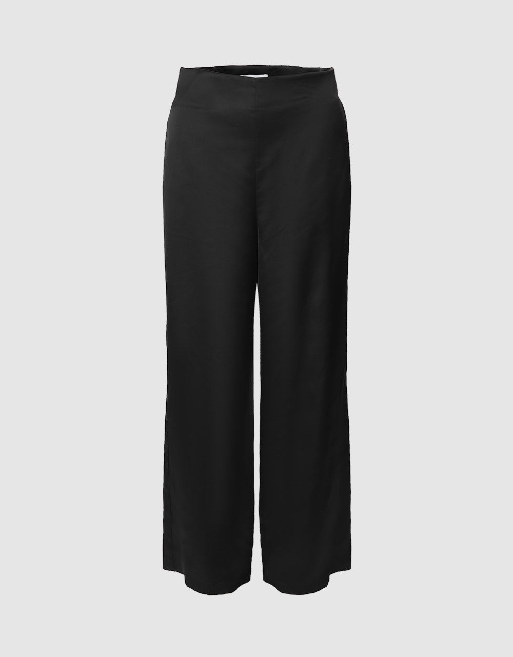 Silk Effect Wide Leg Pants