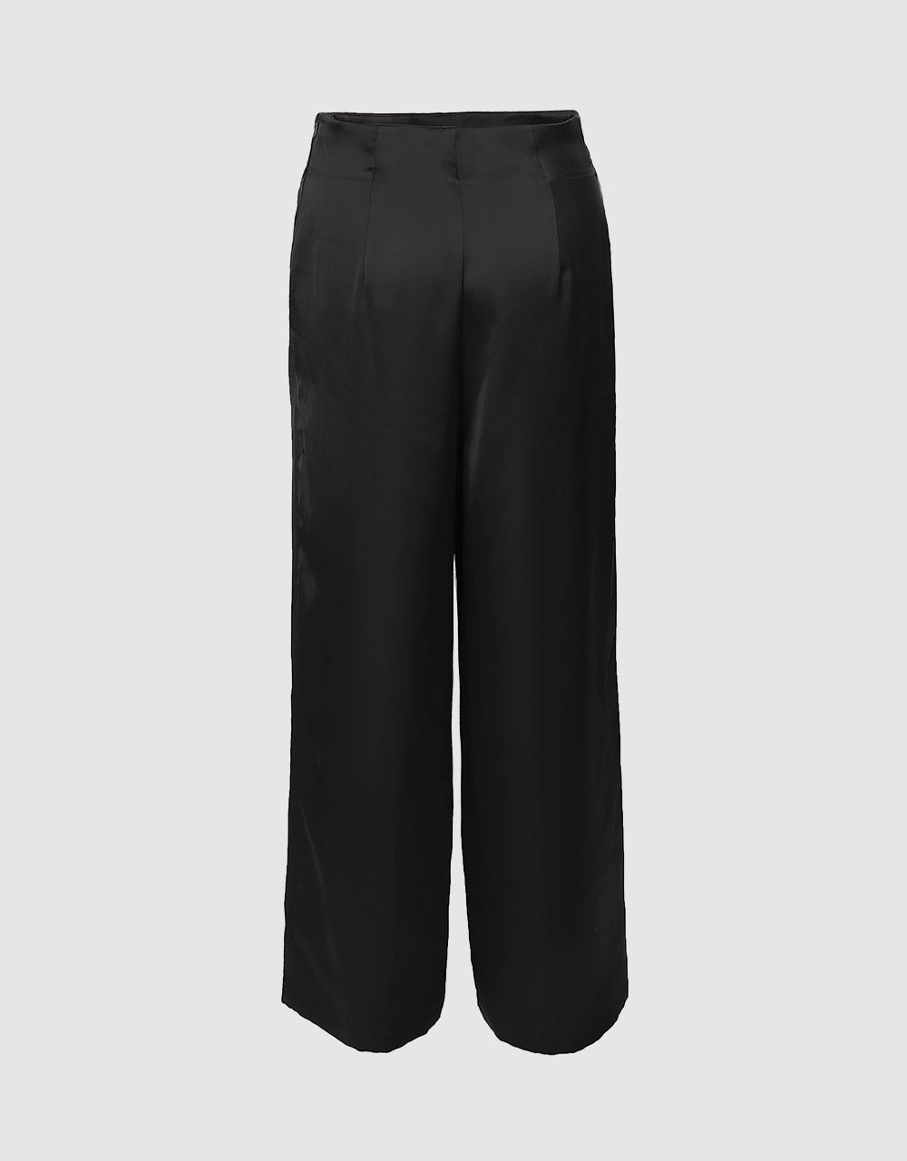 Silk Effect Wide Leg Pants