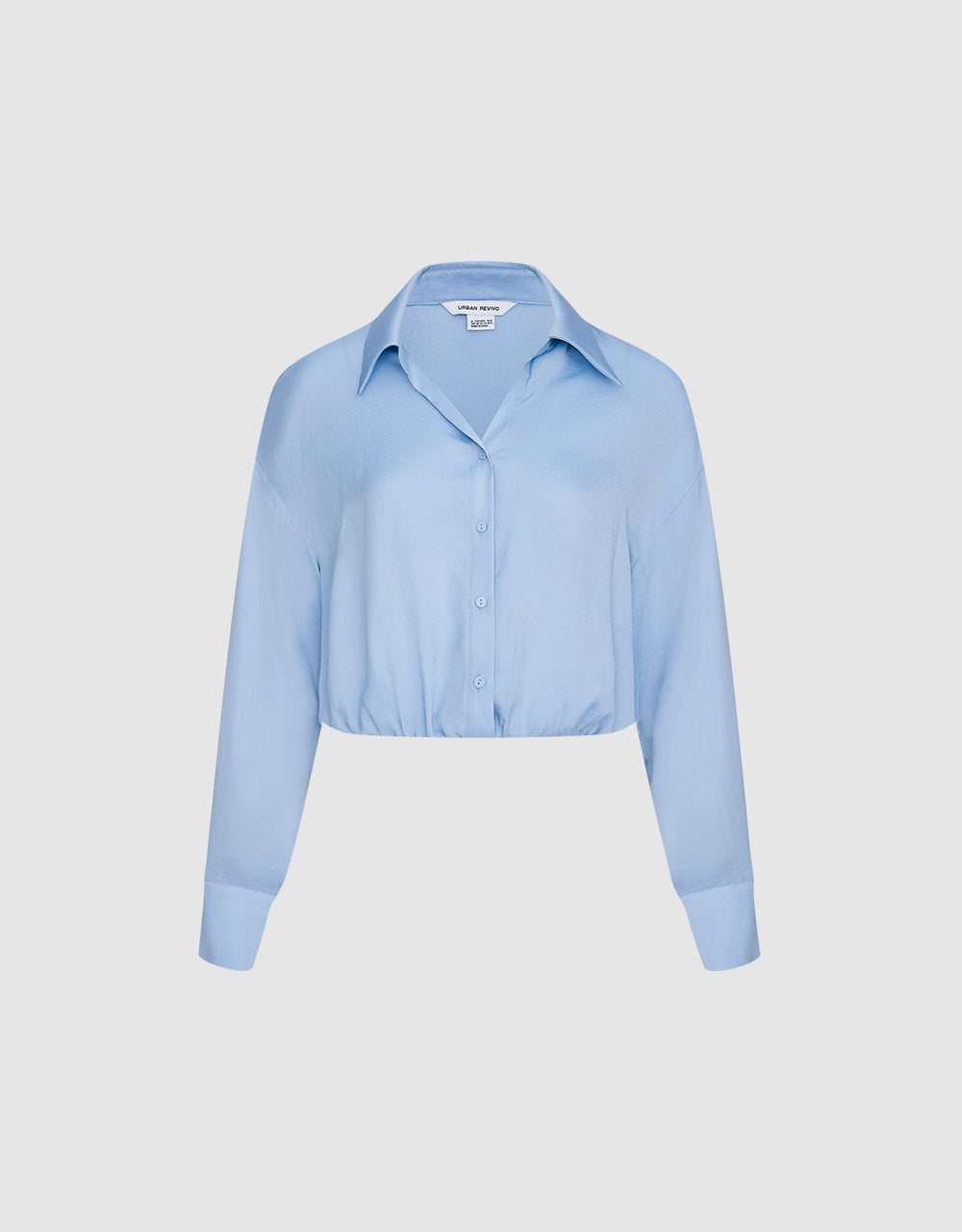 Cropped Button Up Shirt