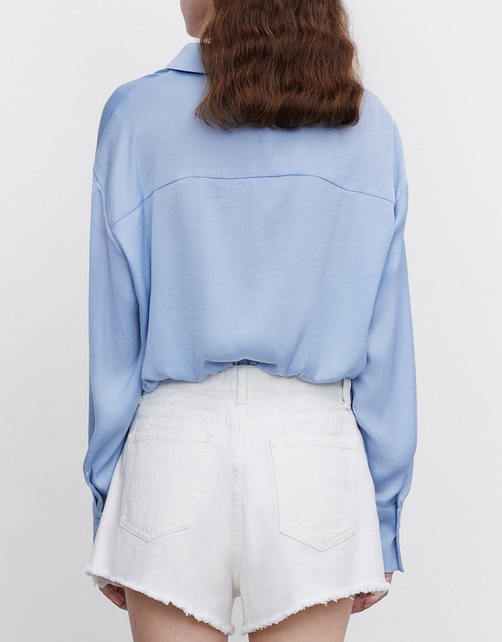 Cropped Button Up Shirt