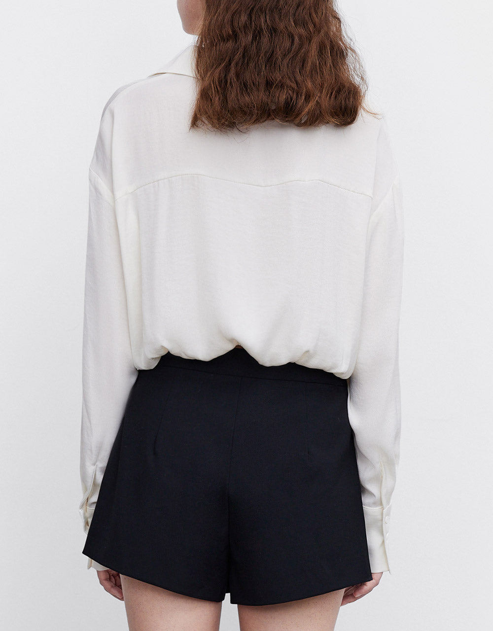 Cropped Button Up Shirt