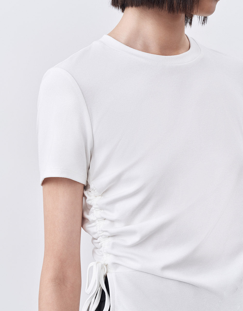 Ruched Detail T-Shirt