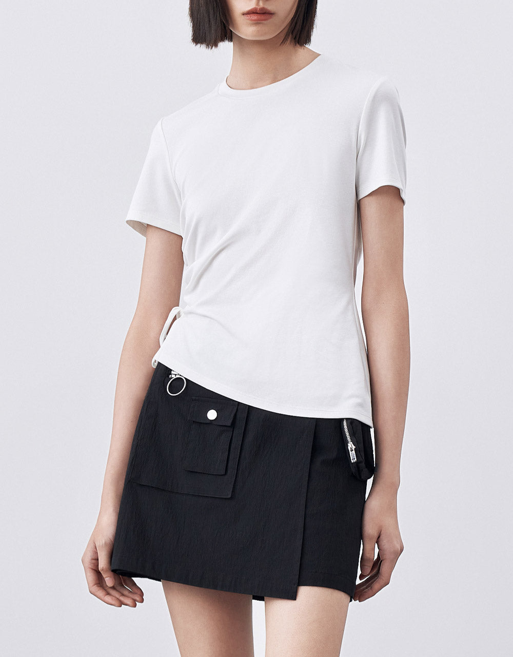 Ruched Detail T-Shirt
