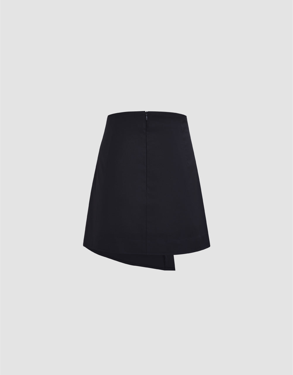 Fold Detail Knot Mini Skirt