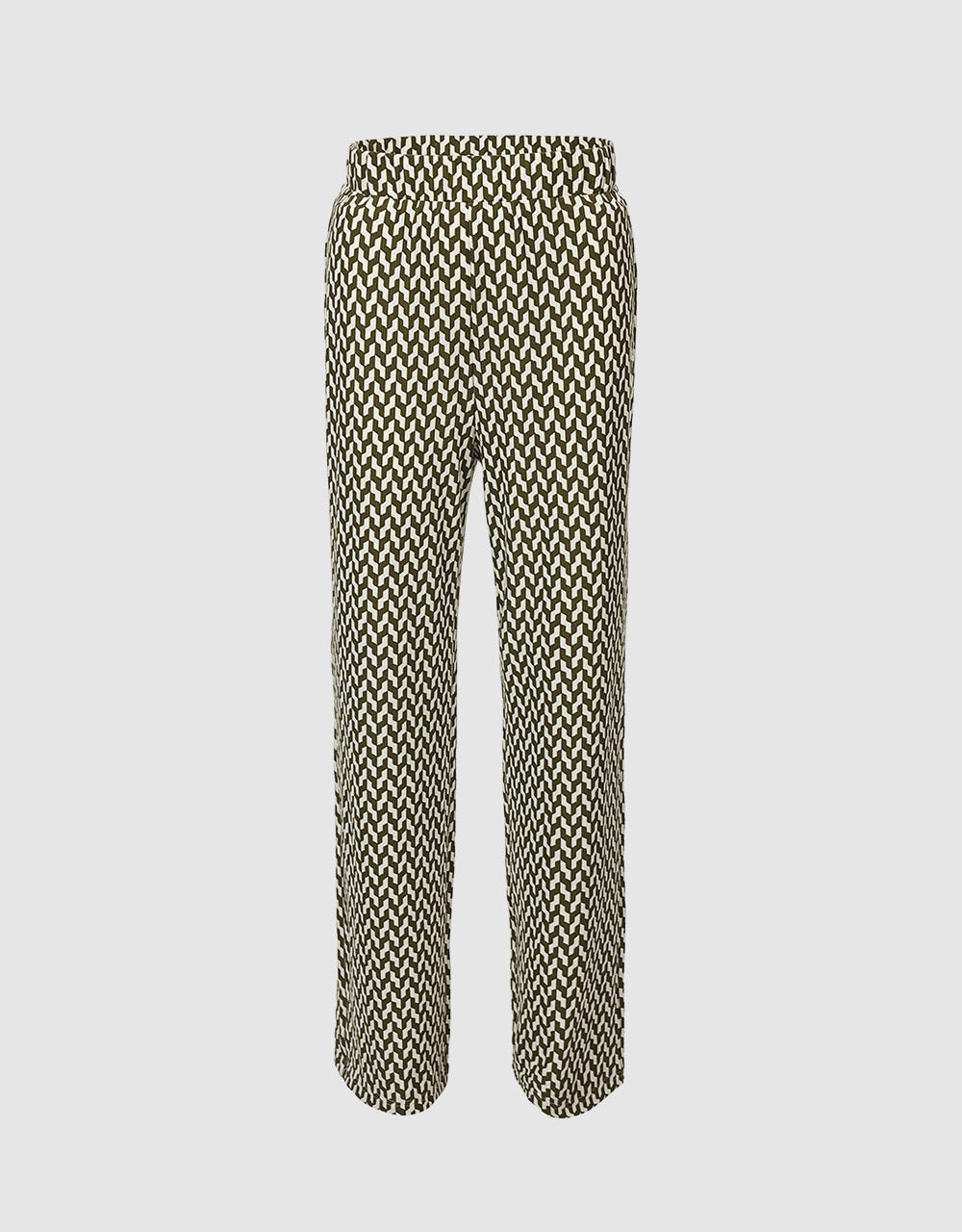 Checkered Straight Pants