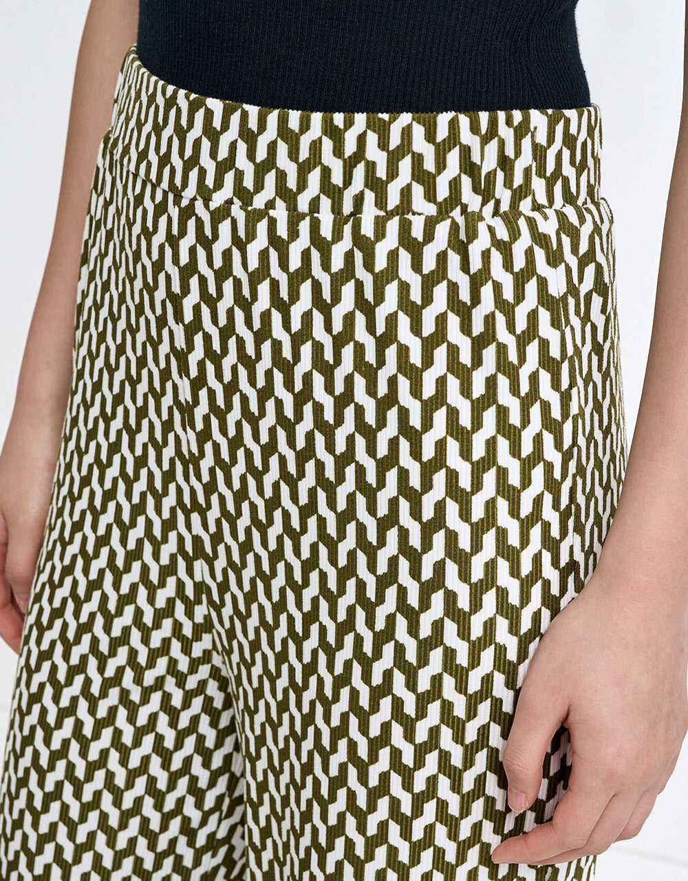 Checkered Straight Pants