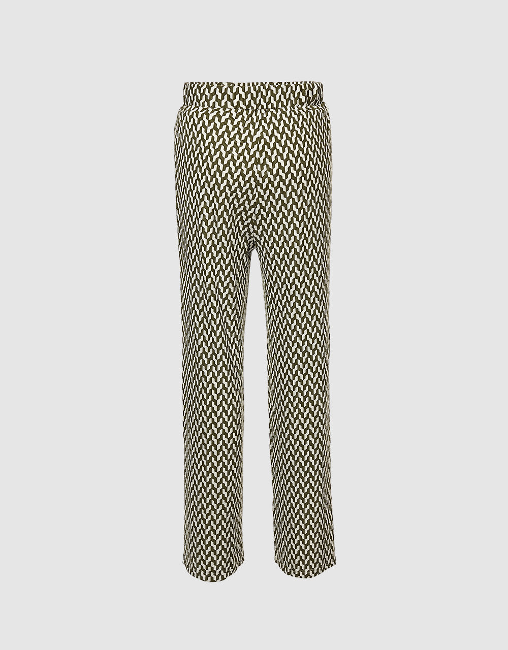 Checkered Straight Pants