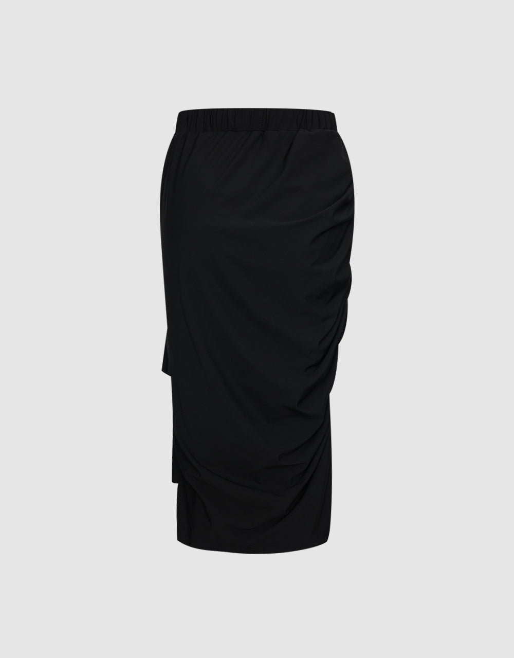Ruched Midi Skirt