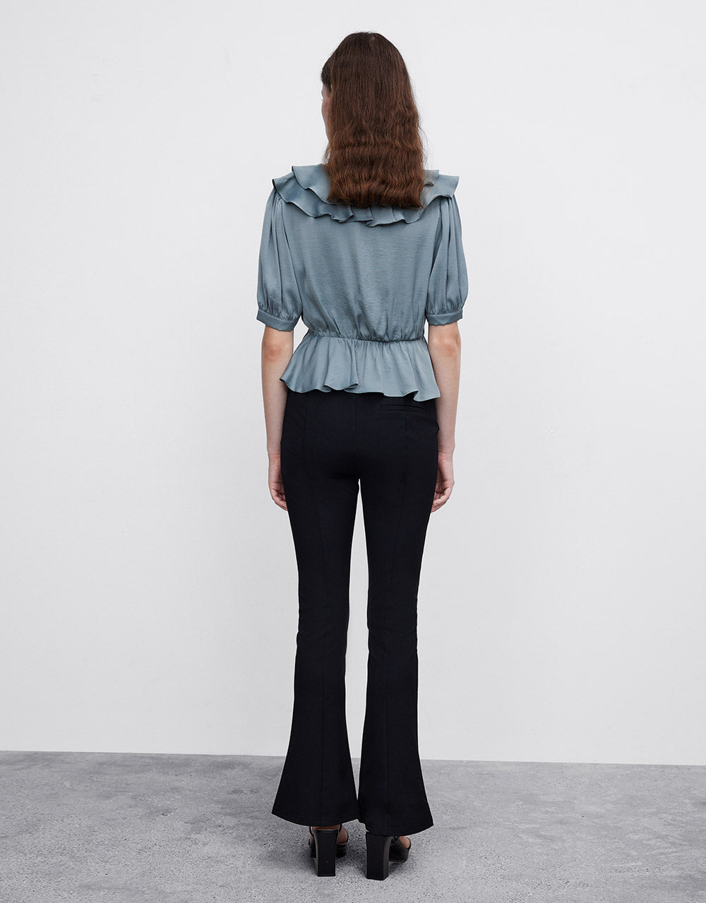 Plain Flare Pants