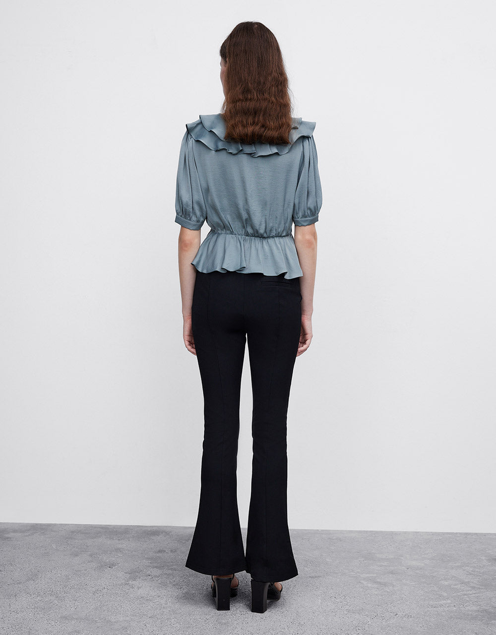 Cropped Flare Pants