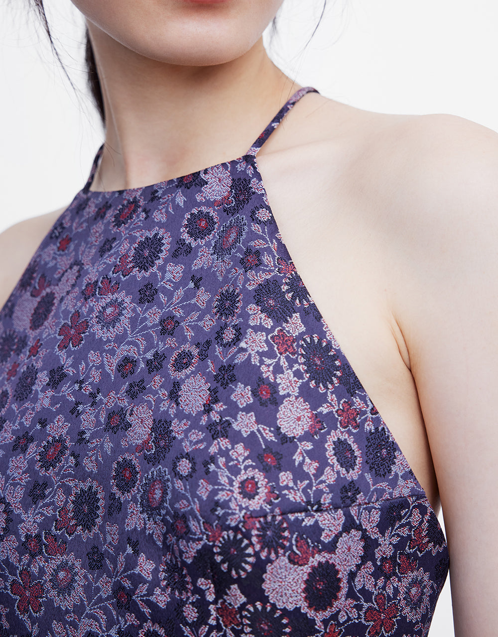 Floral Halter Dress