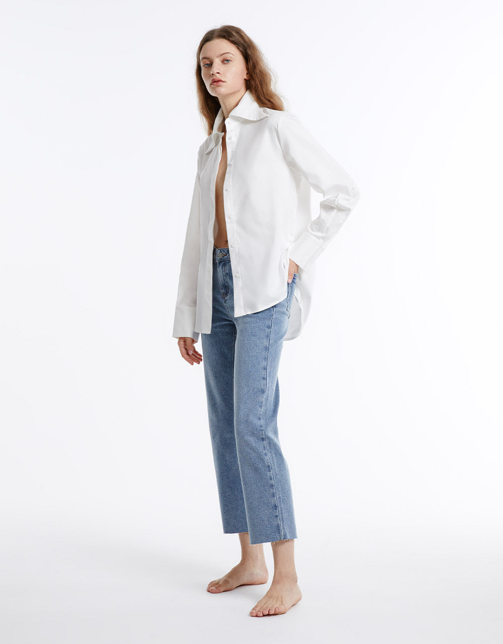 A+ Denim Straight Leg Jeans