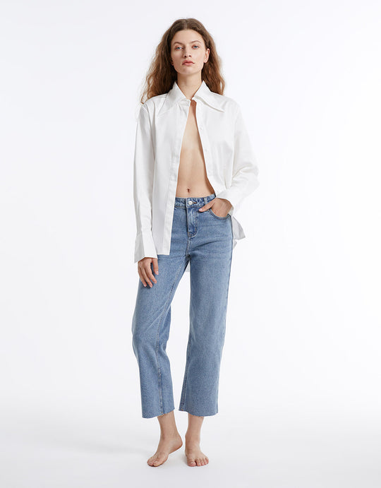 A+ Denim Straight Leg Jeans