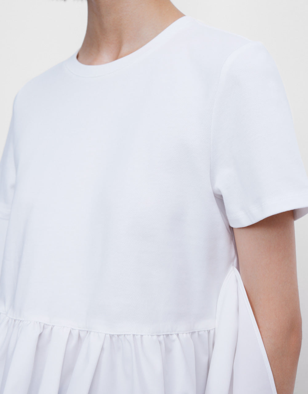 Ruffle Hem T-Shirt