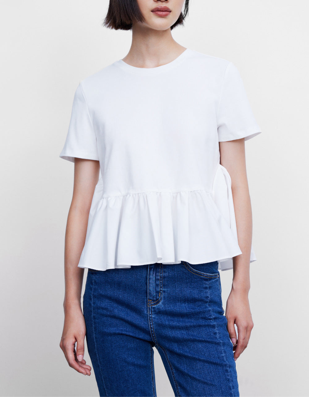 Ruffle Hem T-Shirt