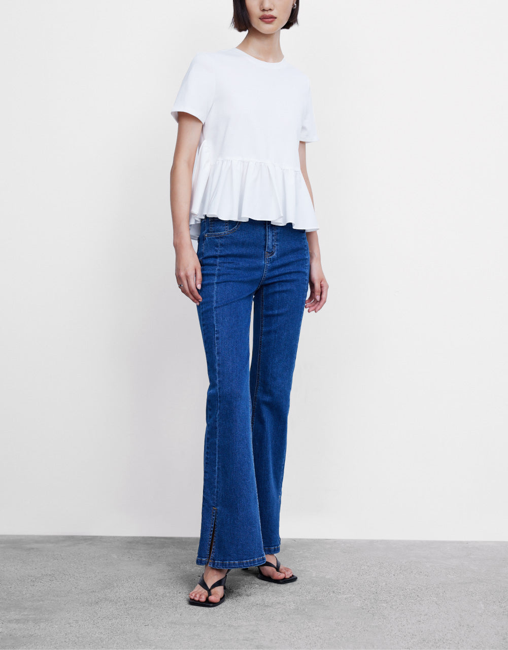 Ruffle Hem T-Shirt