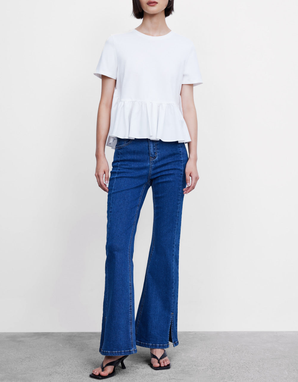 Ruffle Hem T-Shirt
