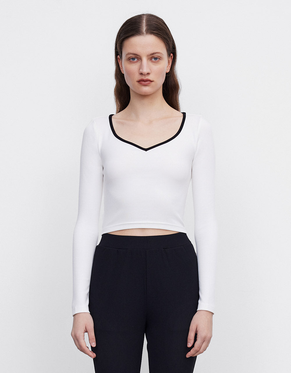 Long Sleeve Knitted T-Shirt