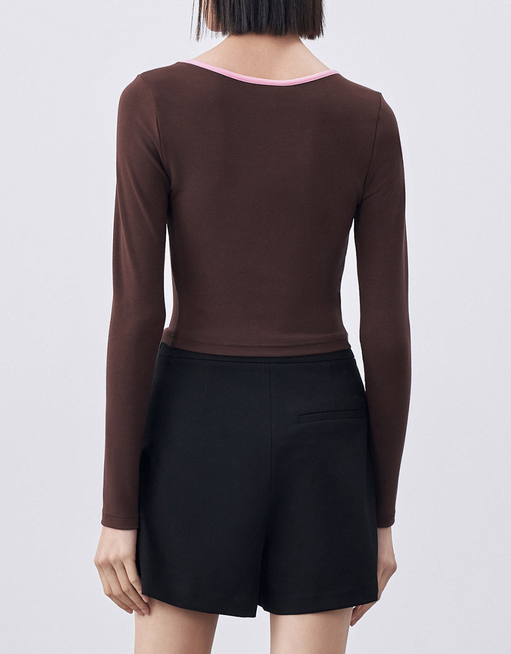 Long Sleeve Knitted T-Shirt