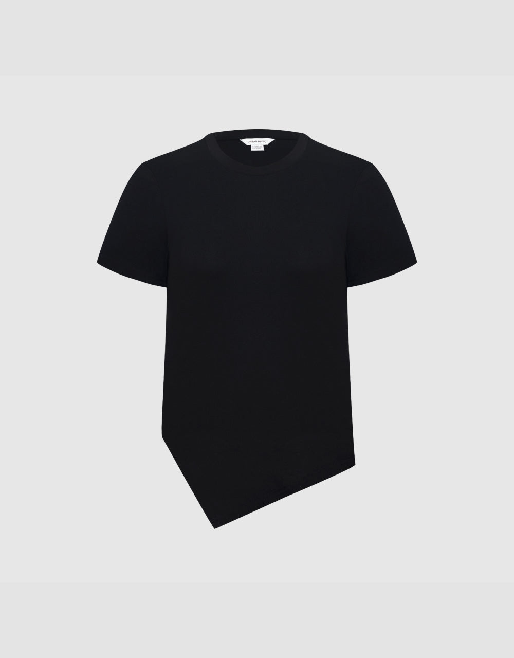 Asymmetrical Crew Neck T-Shirt