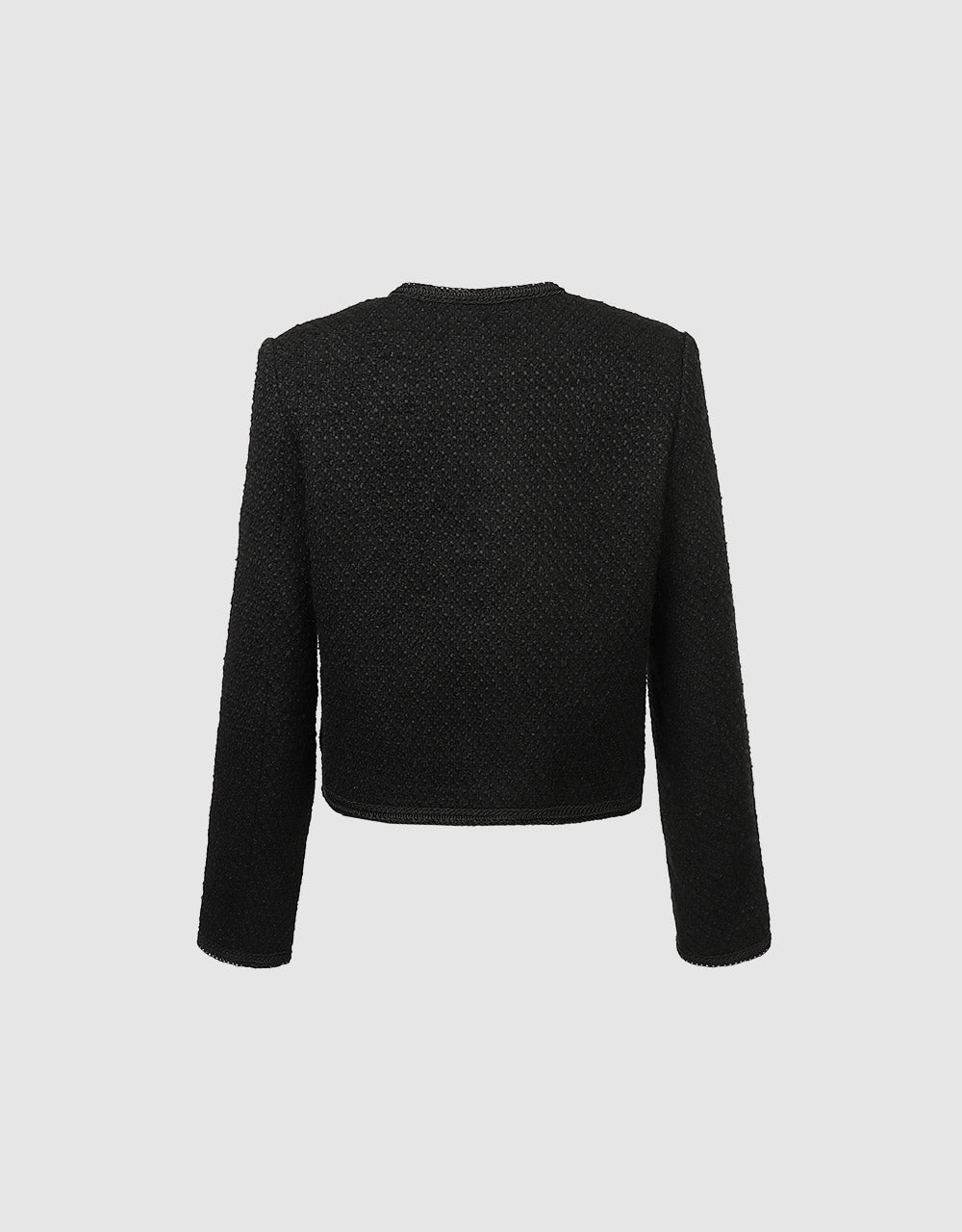 Buttoned Tweed Jacket