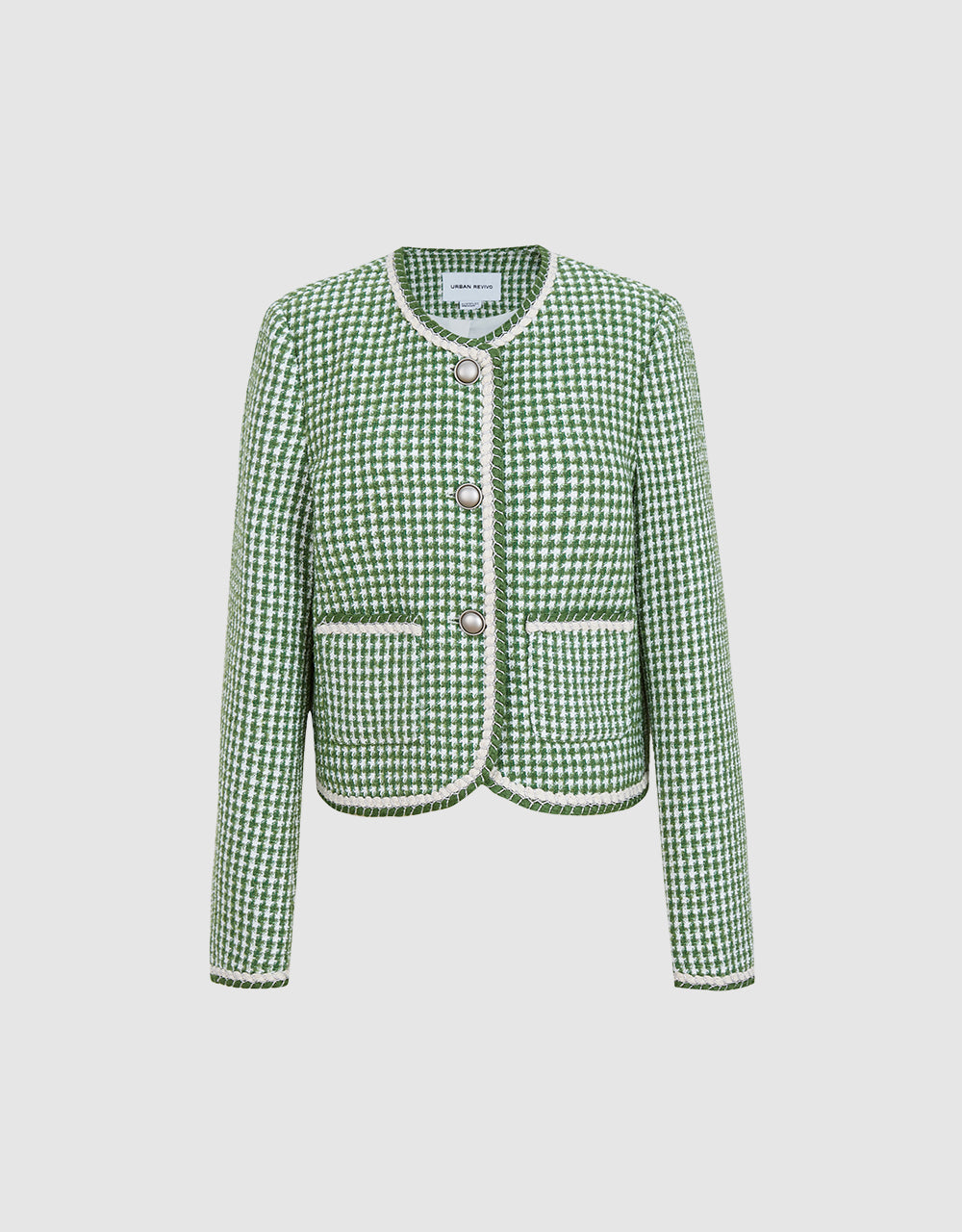 Patch Pocket Tweed Jacket