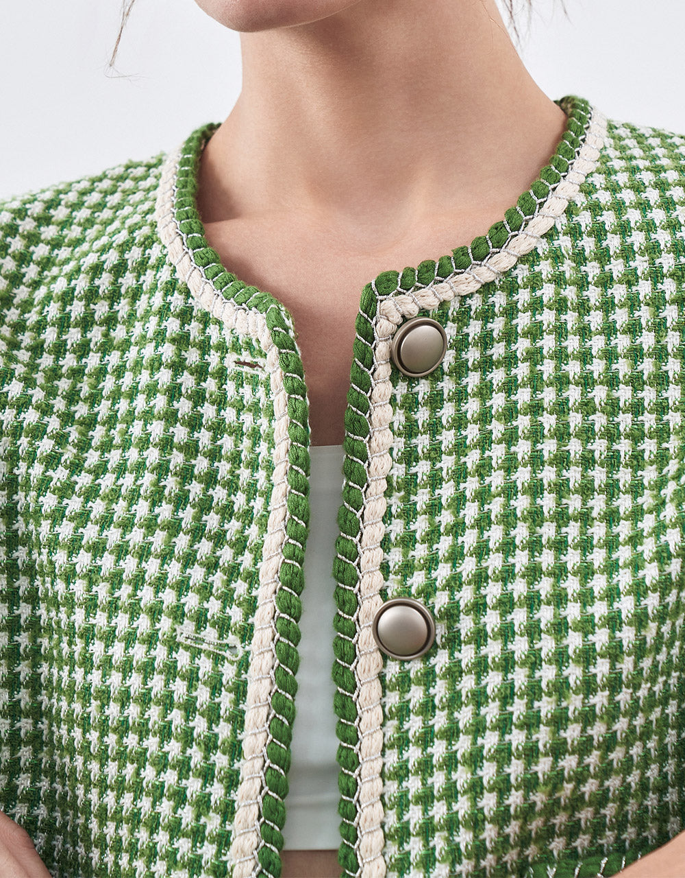 Patch Pocket Tweed Jacket