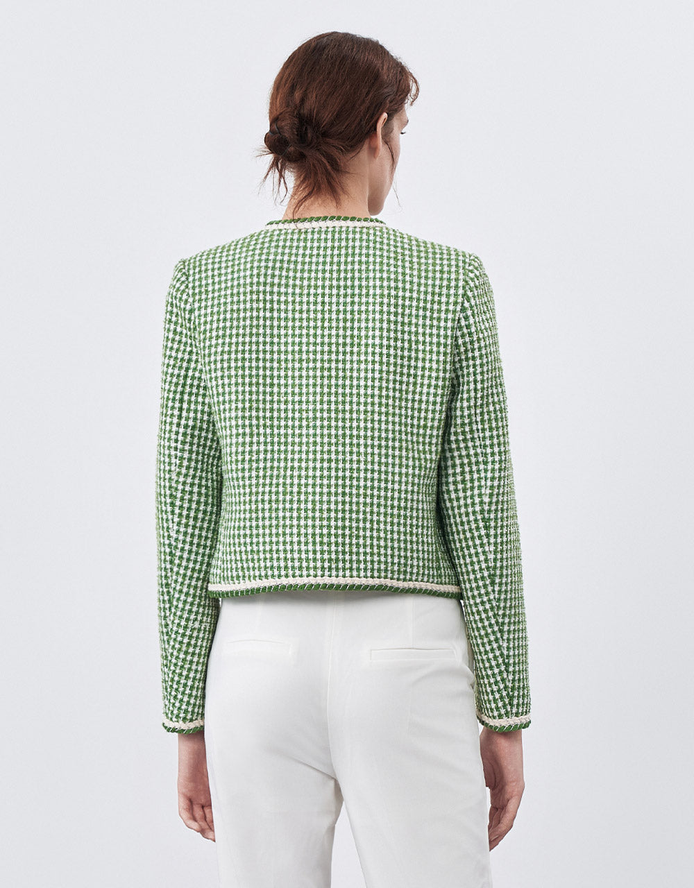 Patch Pocket Tweed Jacket