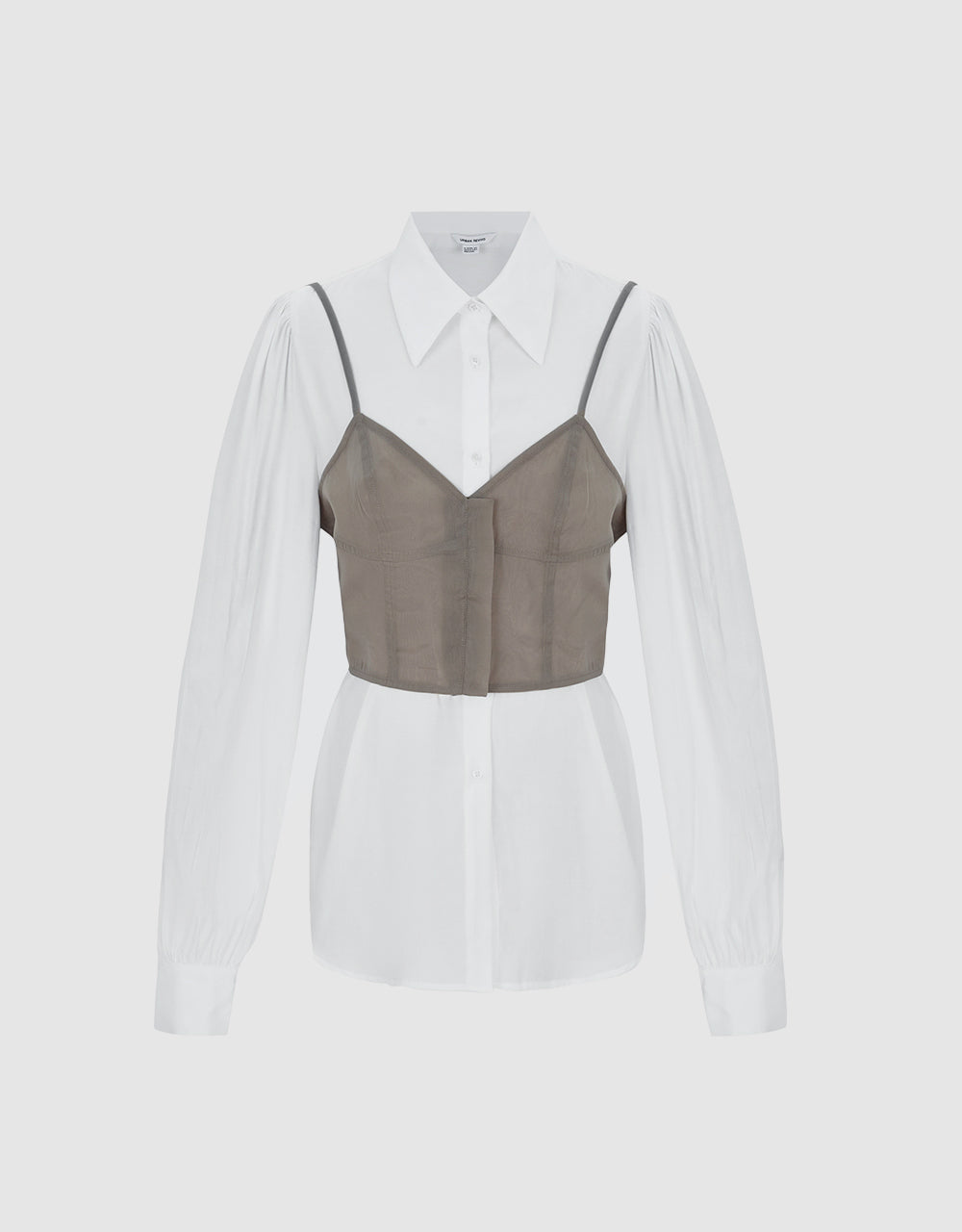 Combination Buttoned Shirt