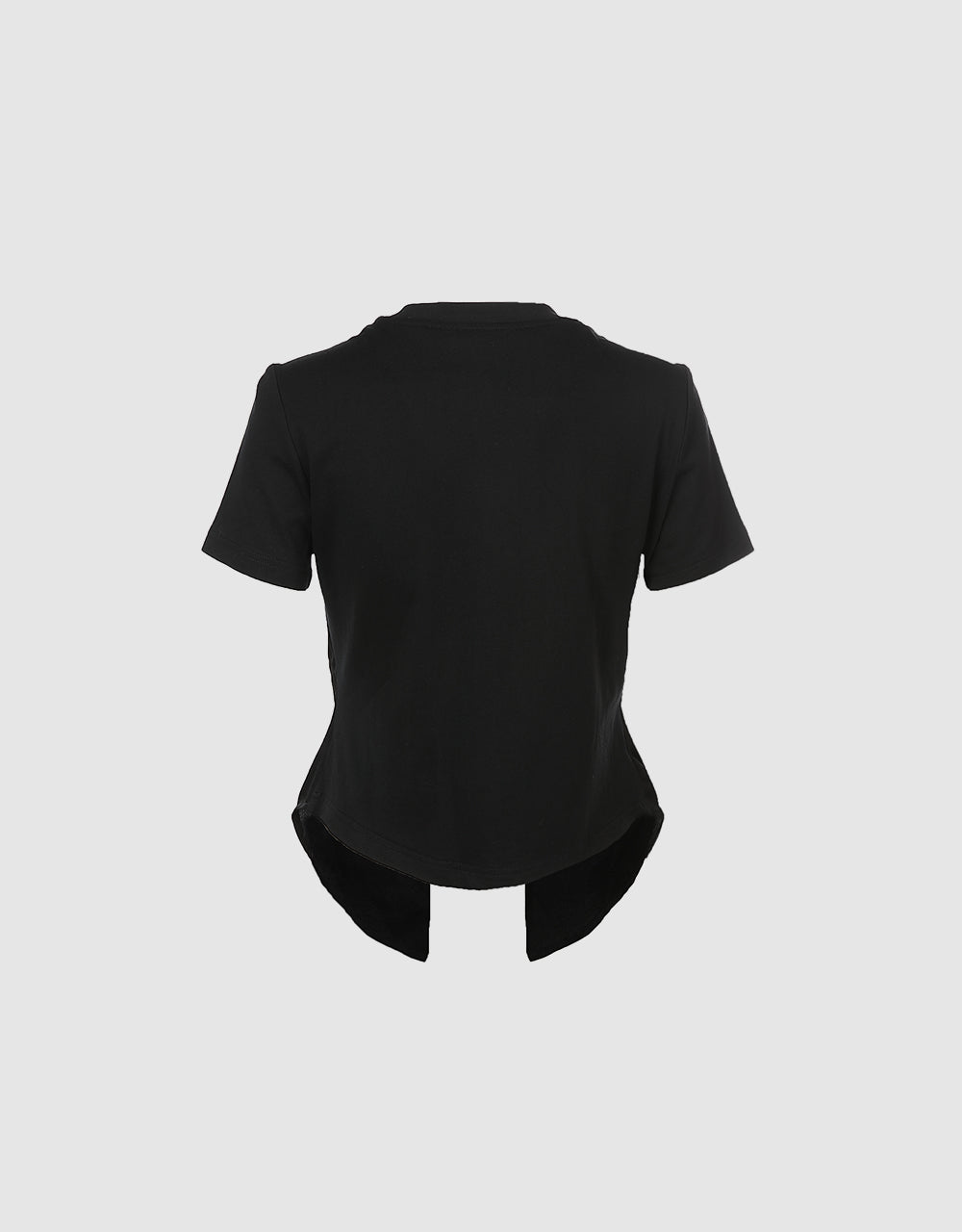 Combination Tie Front T-Shirt