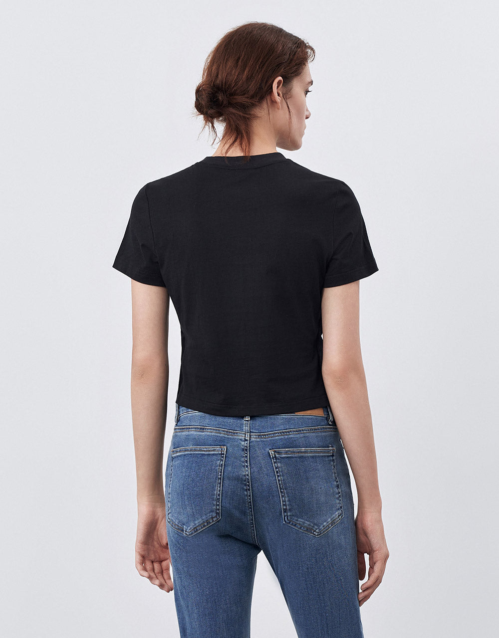 Combination Tie Front T-Shirt