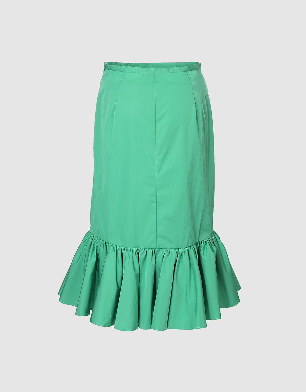 Ruffled Midi Skirt