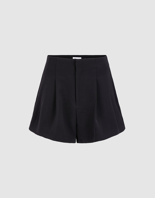 Pleated Shorts