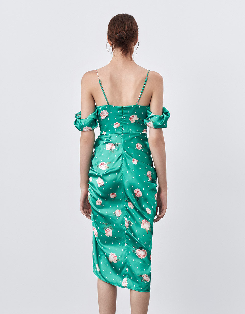 Floral Ruched Dress