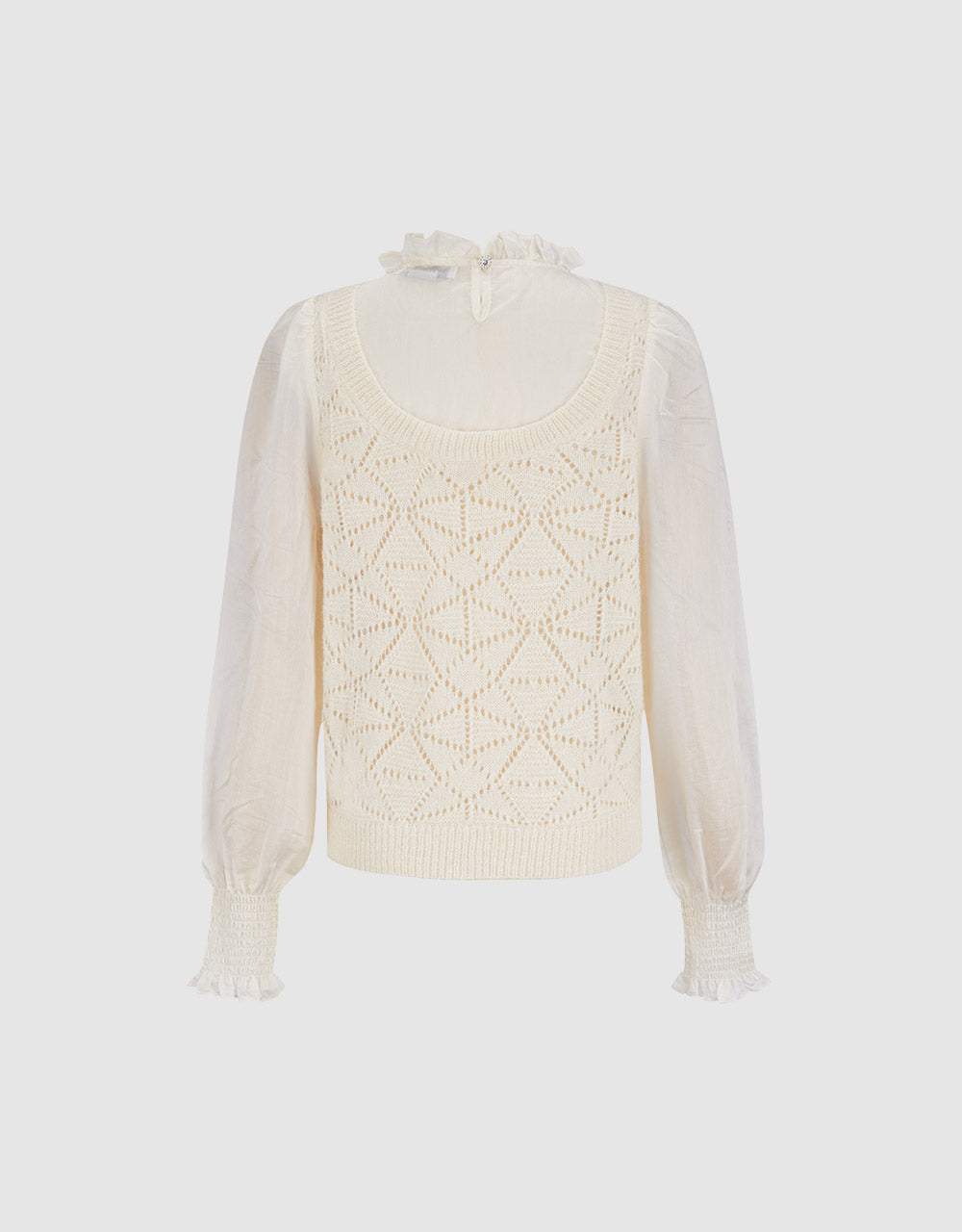 Combination Knit Top