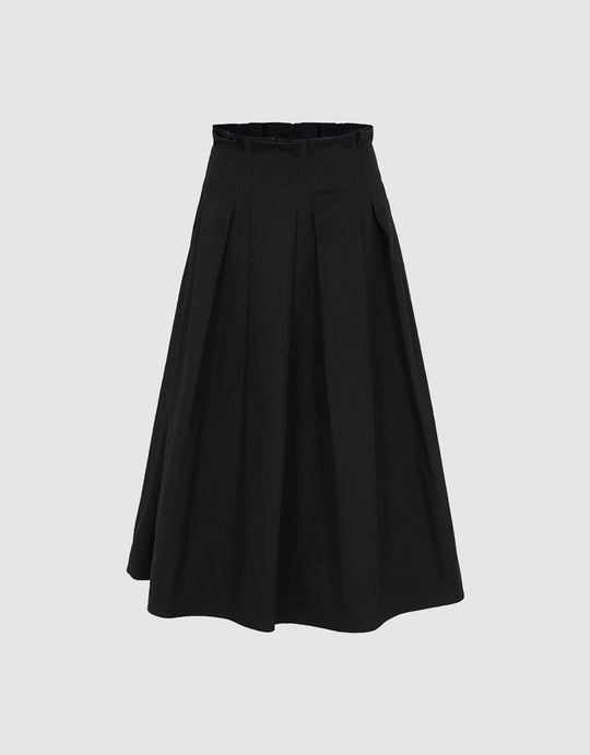 Pleated Midi Skirt