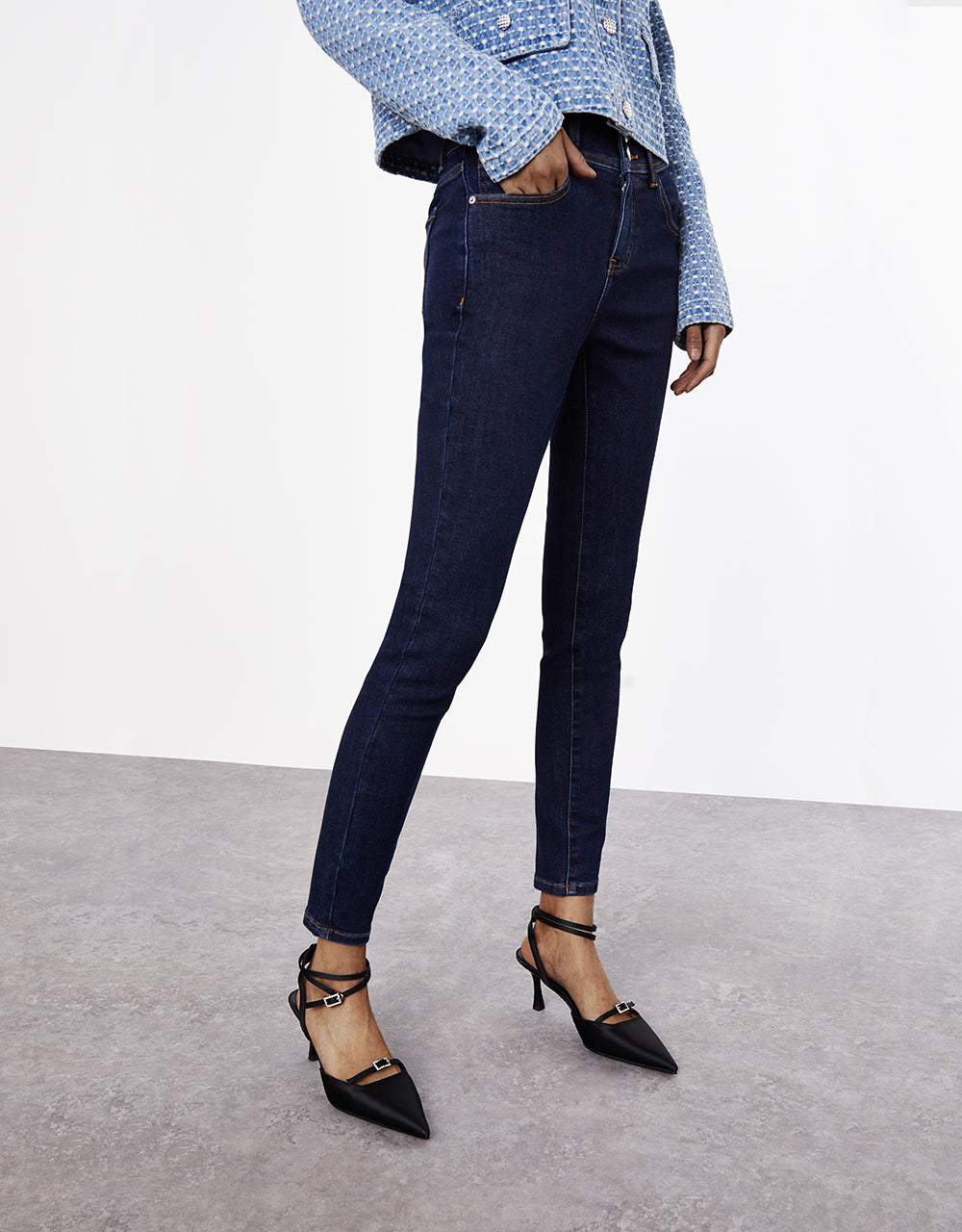 A+ High Waist Skinny Jeans