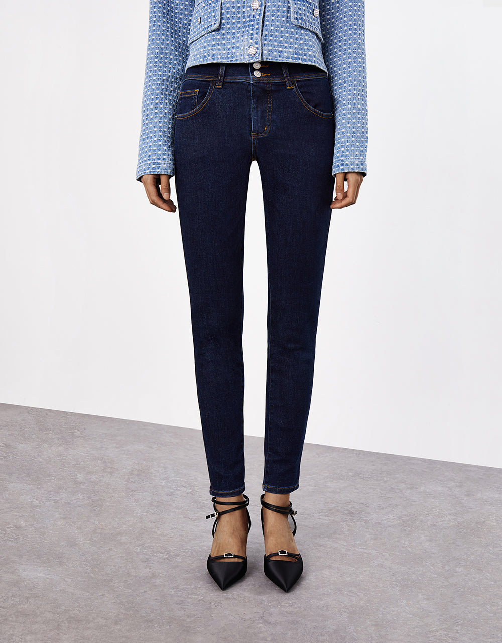 A+ High Waist Skinny Jeans