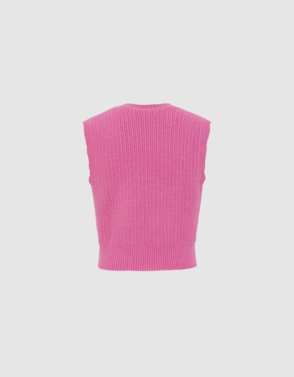 Rib Knit Sweater Vest