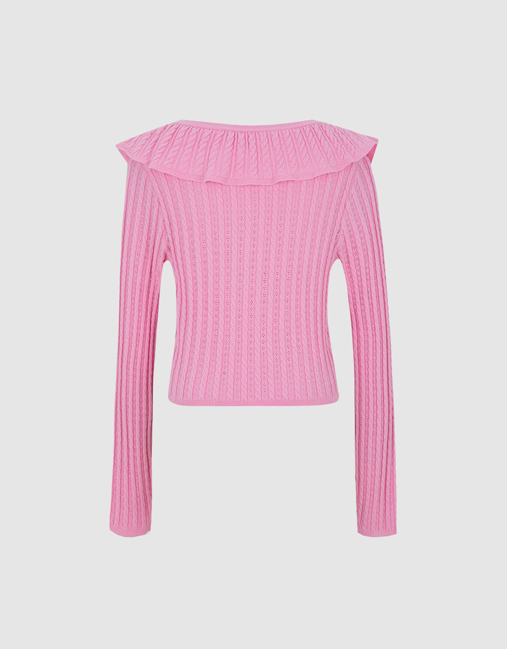 Buttoned Ruffle Top
