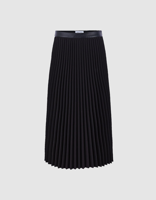 Pleated Midi Skirt