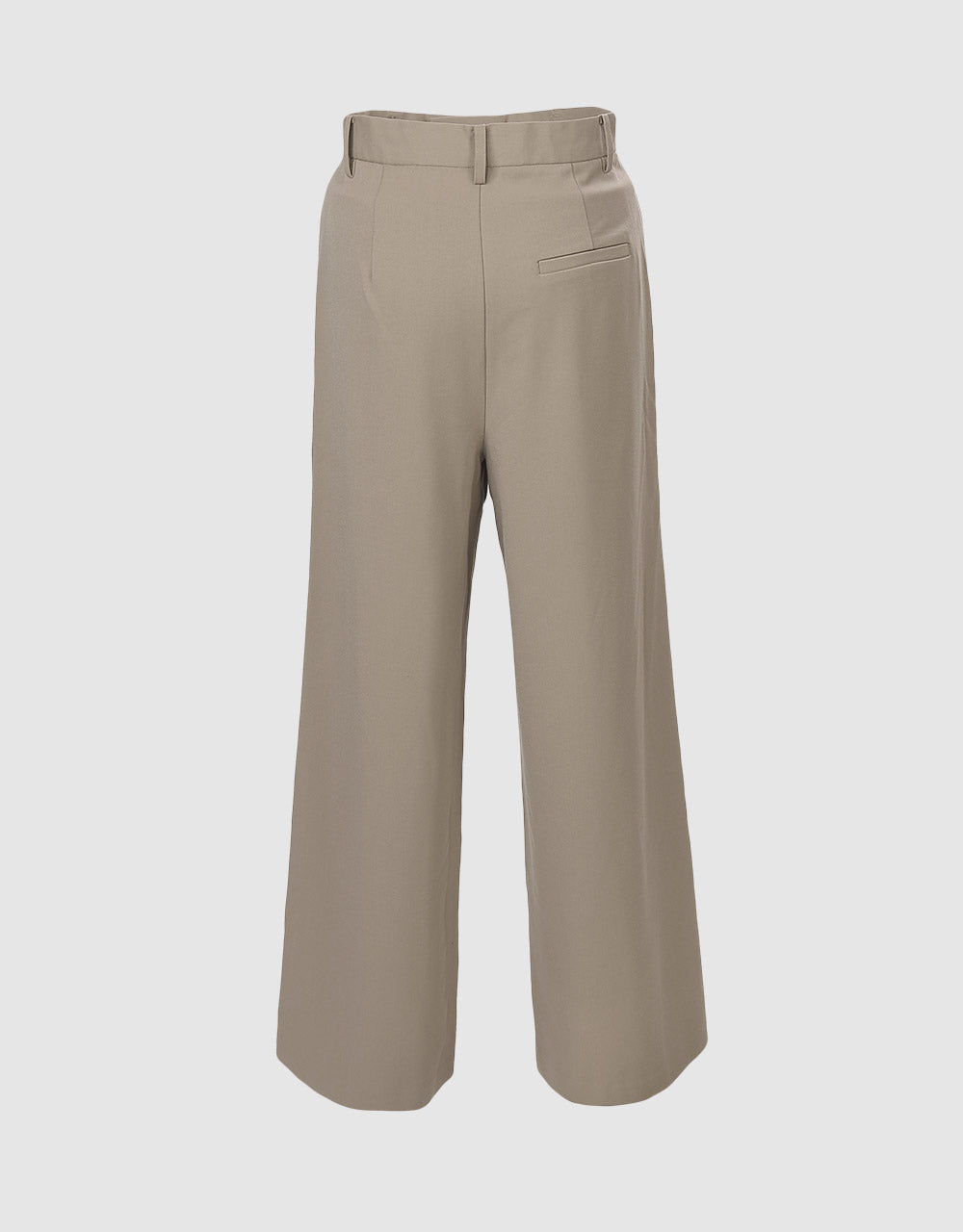 Pleated Straight Fit Pants