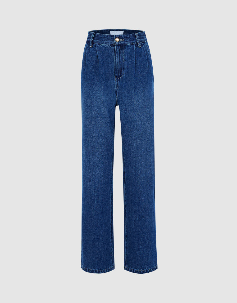 Mid Waist Wide Leg Jeans