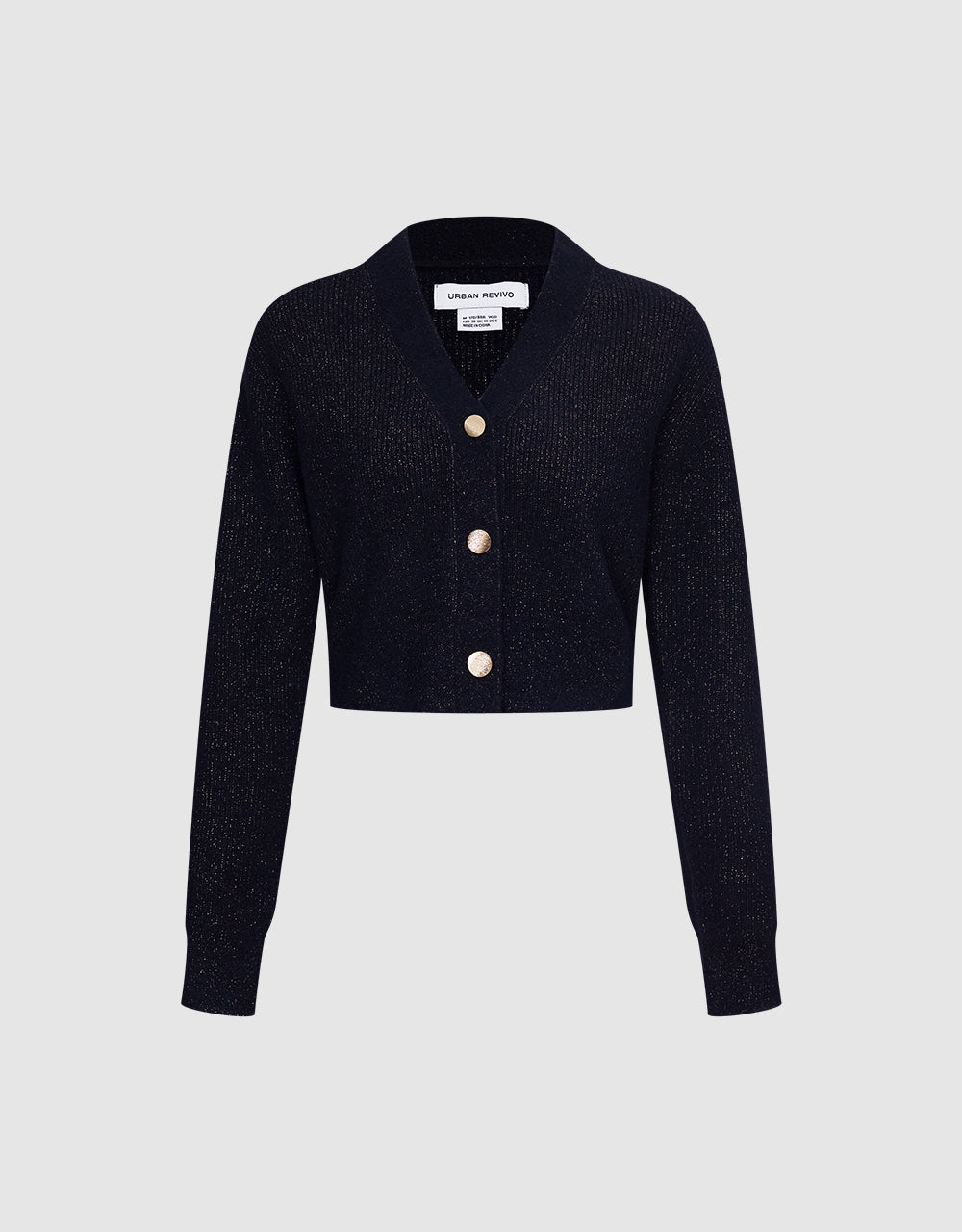 Button Up Cropped Cardigan